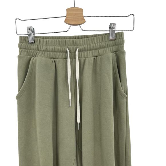 John Elliott LA Jogger Sweatpants Cotton‎ Brush Drawstring Green Size 1 Small - Picture 3 of 15